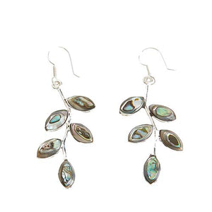 Abalone Vine Earrings