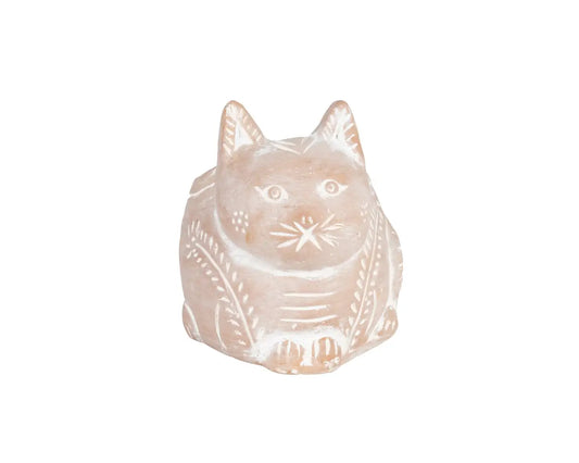 Petite Crouching Cat Planter