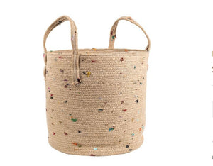 Bright Bits Jute Basket 10"