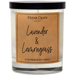 Lavender + Lemongrass | 100% Soy Wax Candle