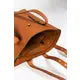 Load image into Gallery viewer, Cognac Eco-Leather Shoulder Bag
