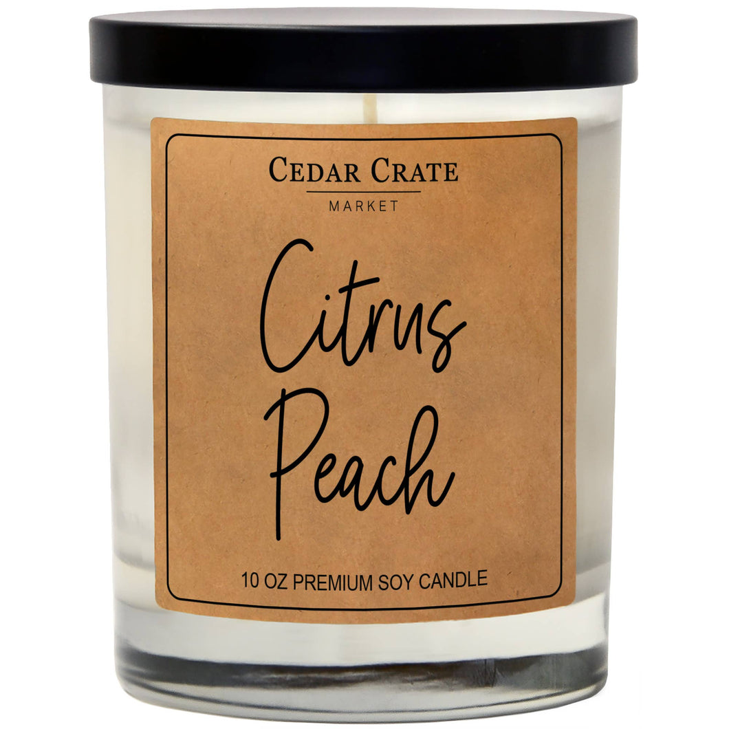 Citrus Peach | 100% Soy Wax Candle