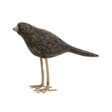 Load image into Gallery viewer, Rustic Wooden Carved Plover Bird
