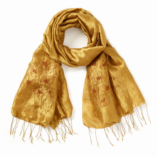 Wildflower Silk Scarf