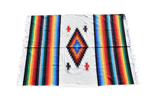 Load image into Gallery viewer, Artisan Aztec Large Center Diamond Blanket Throw
