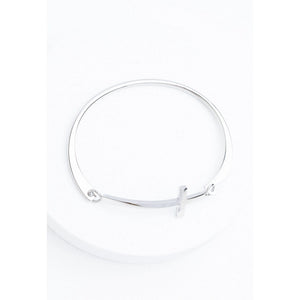 Faithfully Yours Cross Bracelet