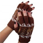 Load image into Gallery viewer, Alpaca Blend Fingerless Gloves
