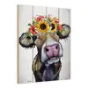 Load image into Gallery viewer, Hazel Cow Sunflowers Pallet

