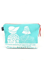 Load image into Gallery viewer, African Proverb Purse - A Friend is Someone
