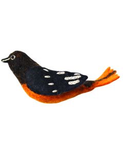 Wild Woolie Felt Bird: Oriole