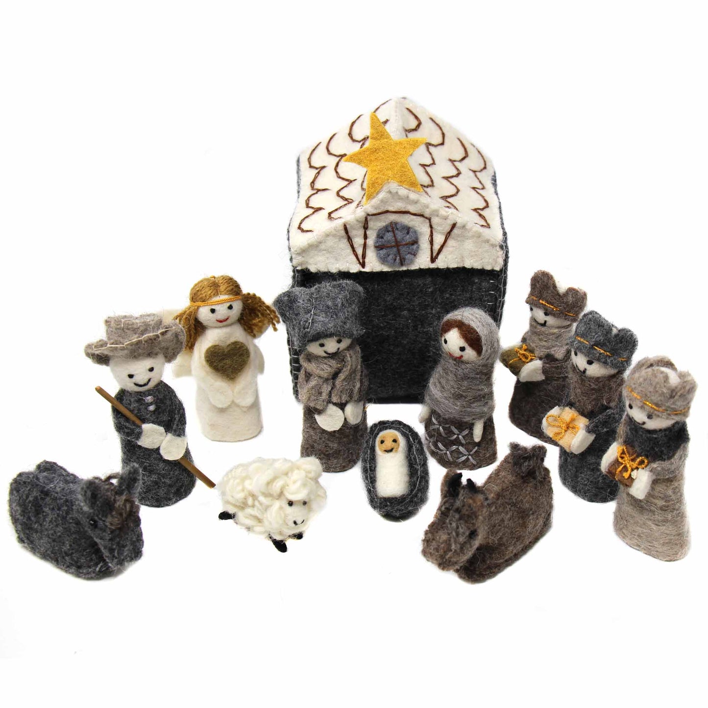 Nativity Handcrafted Felt-12pc