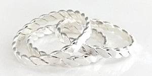 Braided Rings - Silver