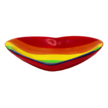 Load image into Gallery viewer, Rainbow Heart Trinket Bowl
