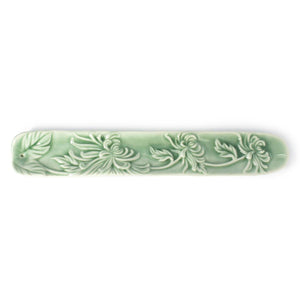 Embossed Ceramic Incense Burner – Chrysanthemum