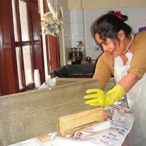 Silk Soap Scrub Bag