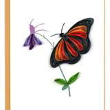 Quilled Monarch Butterfly Gift Enclosure Mini Card