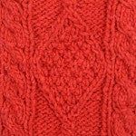 Hand Knit Wool Scarf Hat & Mitten