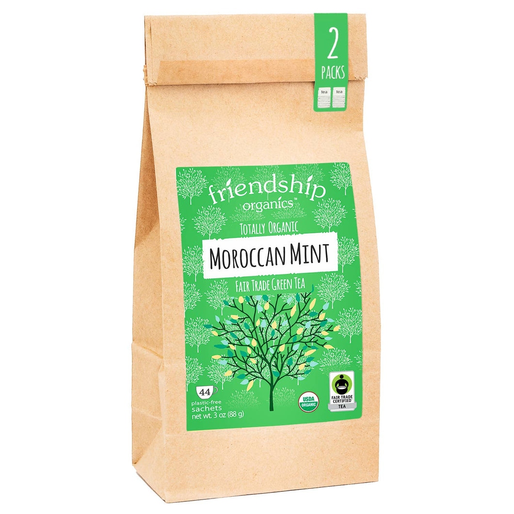 Moroccan Mint Green Tea, Organic and Fair Trade Certified Bag