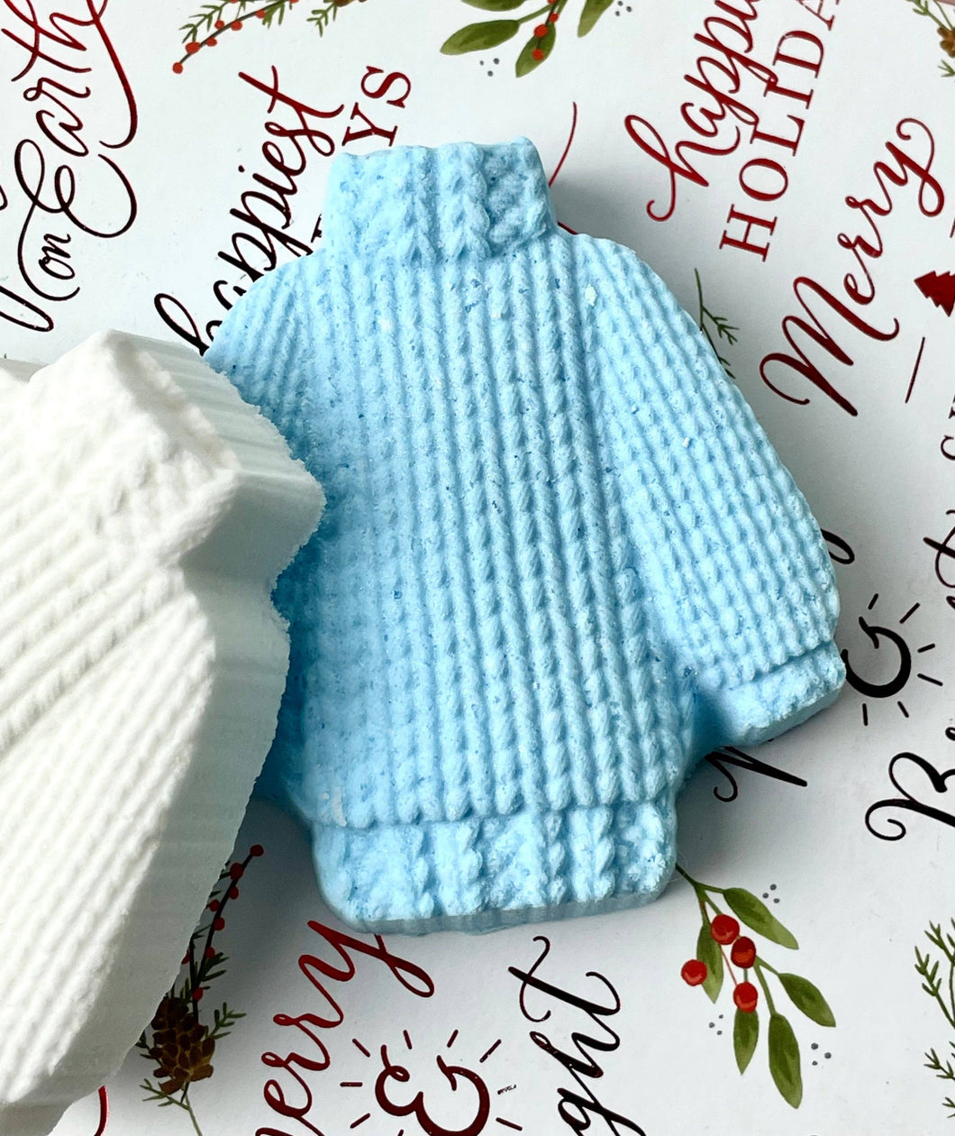 Cozy Sweater Bath Bomb - Blue