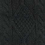 Hand Knit Wool Scarf Hat & Mitten