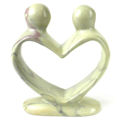 Lover's Heart Soapstone Sculpture