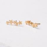 Beatrix Gold Star Crawler Earrings