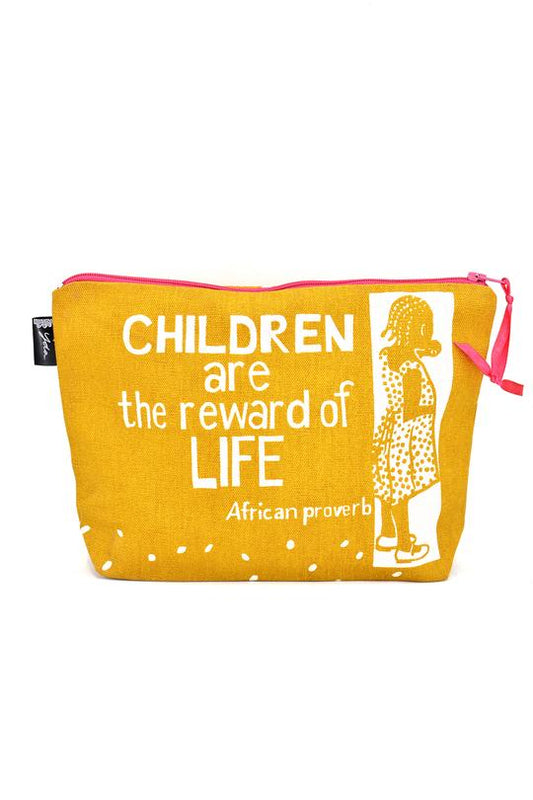 African Proverb Purse - Children are the Reward