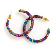 Load image into Gallery viewer, Sari Hoops
