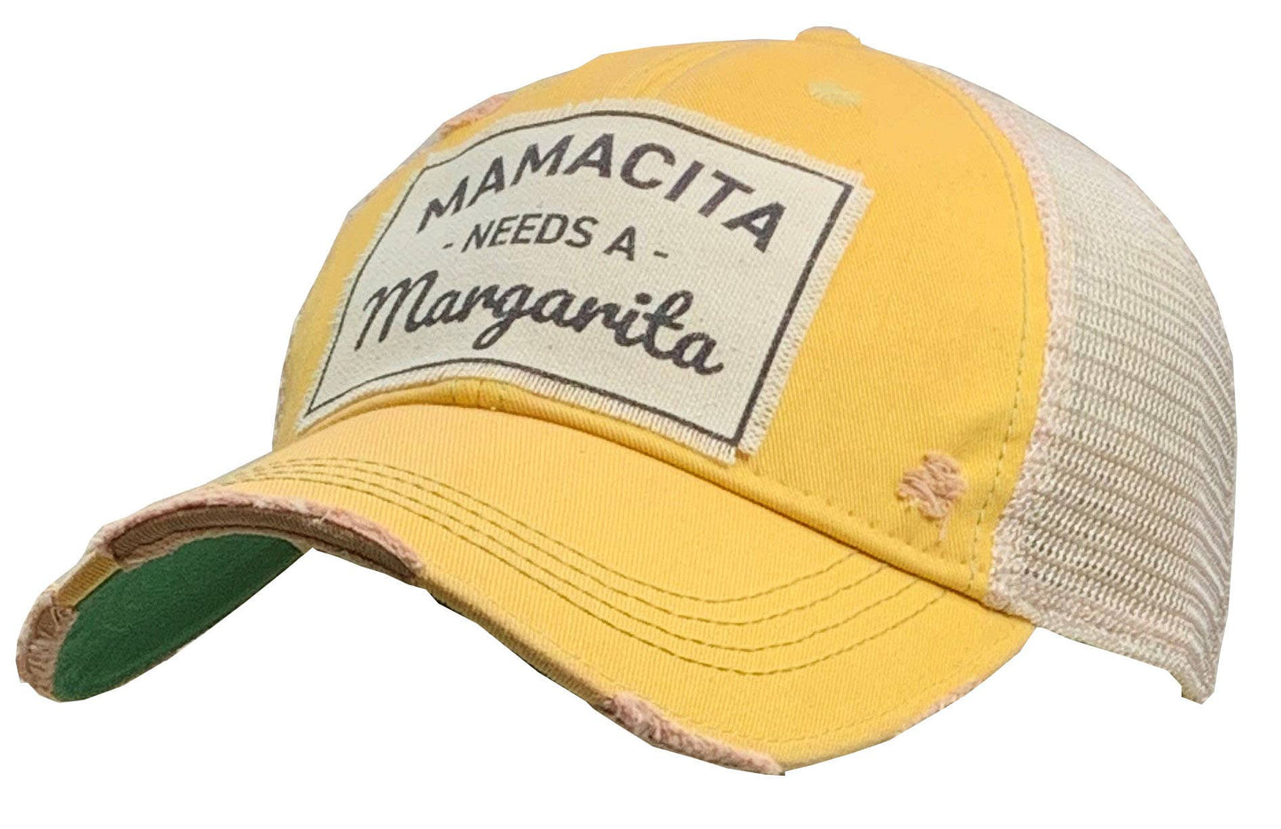 Mamacita Needs A Margarita Trucker Hat Yellow