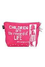 Load image into Gallery viewer, African Proverb Purse - Children are the Reward
