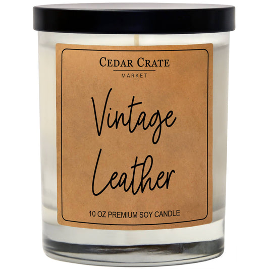 Vintage Leather | 100% Soy Wax Candle