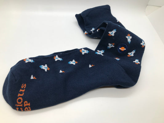 Adult Socks that Support Space Exploration