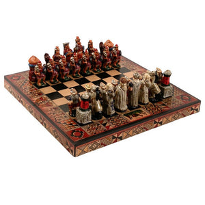 Chess Set - Square Inca & Conquistadors