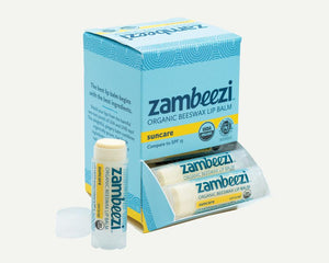 Zambeezi Organic Beeswax Suncare Lip Balm