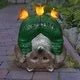 Load image into Gallery viewer, Solar Welcome Racoon w/birds
