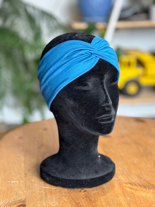Teal blue headband