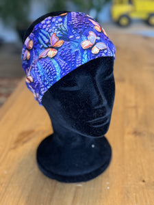 Purple butterfly headband