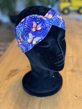 Load image into Gallery viewer, Purple butterfly headband
