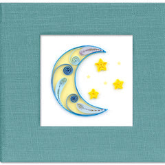 Quilled Moon Sticky Note Pad Cover