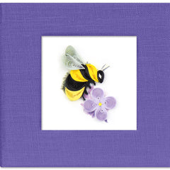 Quilled Bumble Bee Sticky Note Pad Cover