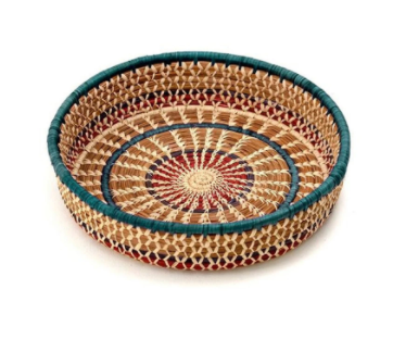 Pinwheel Pine Needle Basket