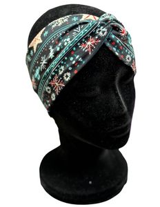 Embroidered looking Christmas design Headband