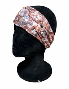 Metallic triangles headband