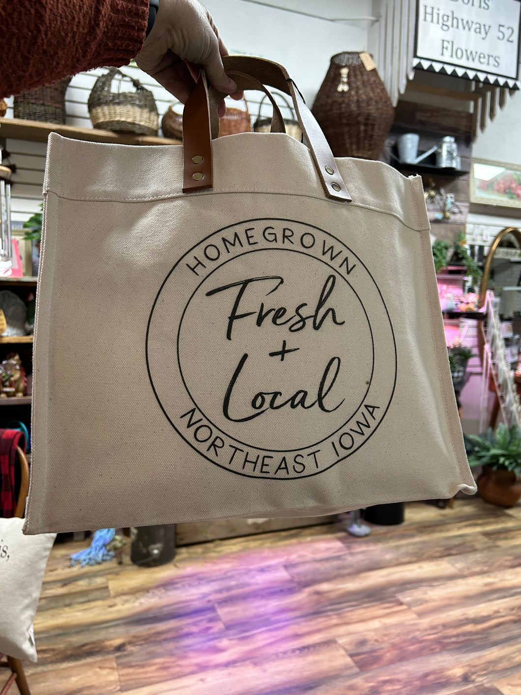 Homegrown Custom City and State Market Tote