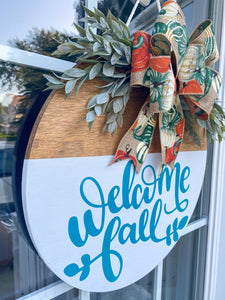 Welcome Fall Door Hanger