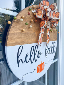 Hello Fall Door Hanger
