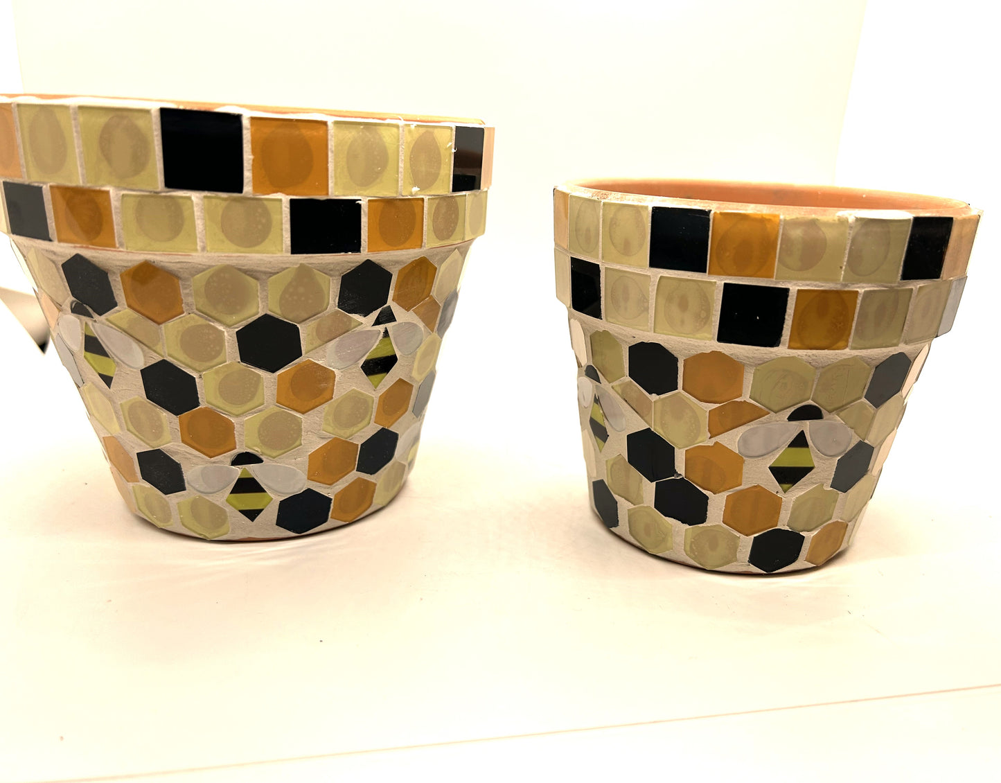 Planter, Honeycomb Mosaic Large