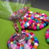 Load image into Gallery viewer, Felt Ball Coasters - Multicolored
