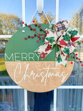 Load image into Gallery viewer, Merry Christmas Hanger - Green
