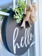 Load image into Gallery viewer, Hello Door Hanger
